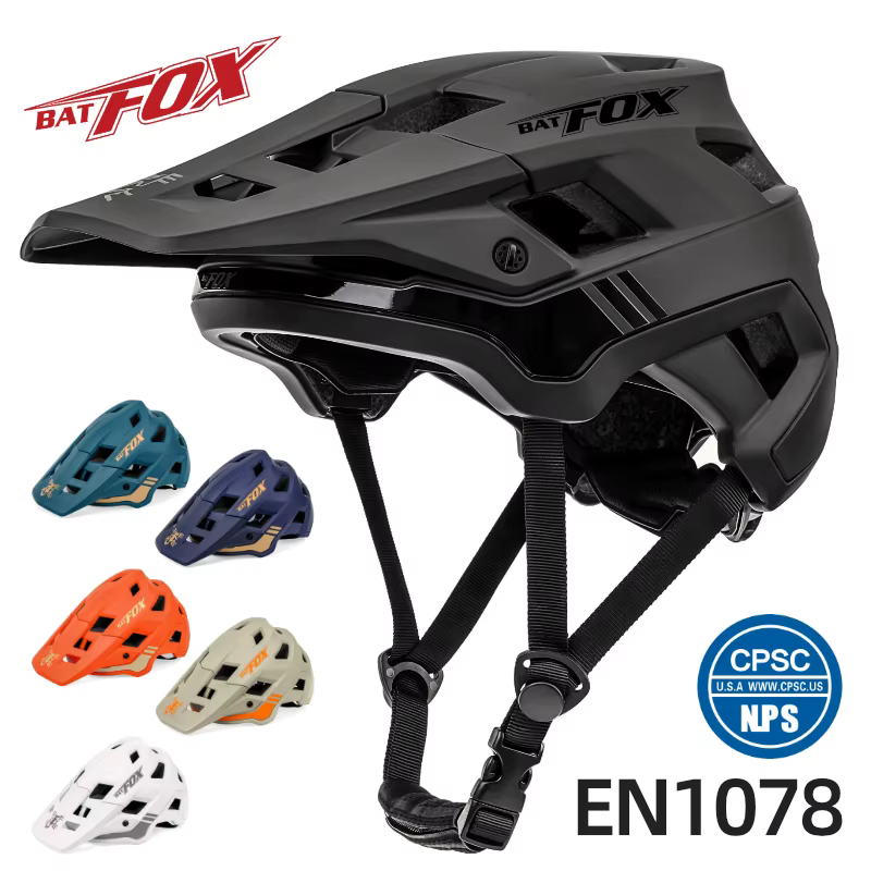 BATFOX-Casque VTT ultraléger pour homme et femme, pour vélo de route et de montagne, nouvelle collec