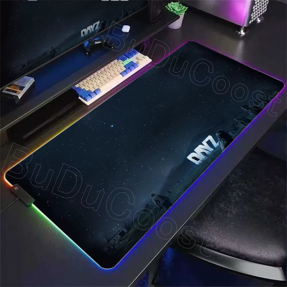 LED d-dayzs tapis de souris grand tapis de souris rvb XXL tapis de souris LED tapis de souris tapis 