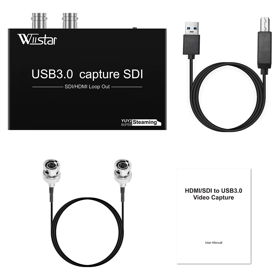 Boîte de capture vidéo Grabber Dongle, jeu, diffusion en direct, Grabber 1080P, USB 3.0, 60FPS, SDI,