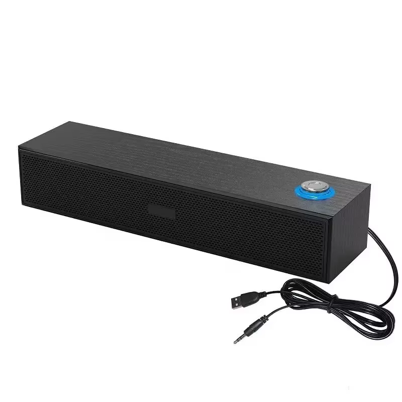 Haut-parleur Bluetooth filaire pour Home cinéma, caisson de basses pour ordinateur, barre de son mur
