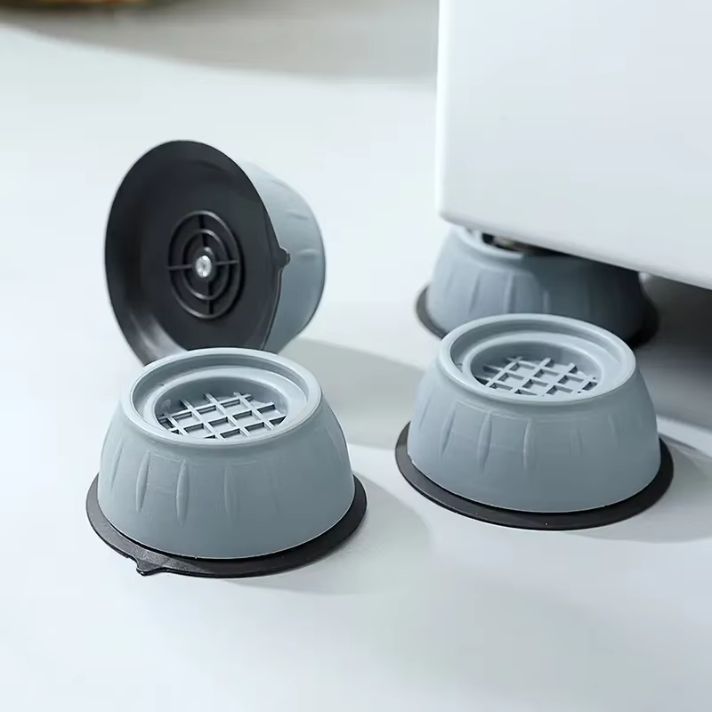 Paquet de 4 tampons antichoc pour Machine à laver, tampons antidérapants, absorbant les chocs et réd