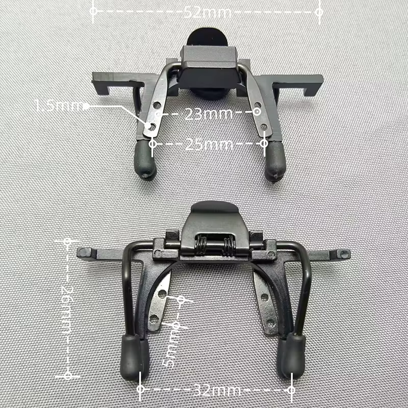 Loupe binoculaire médicale à LED, pince de montage, accessoires dentaires, lunettes, dentiste, lampe