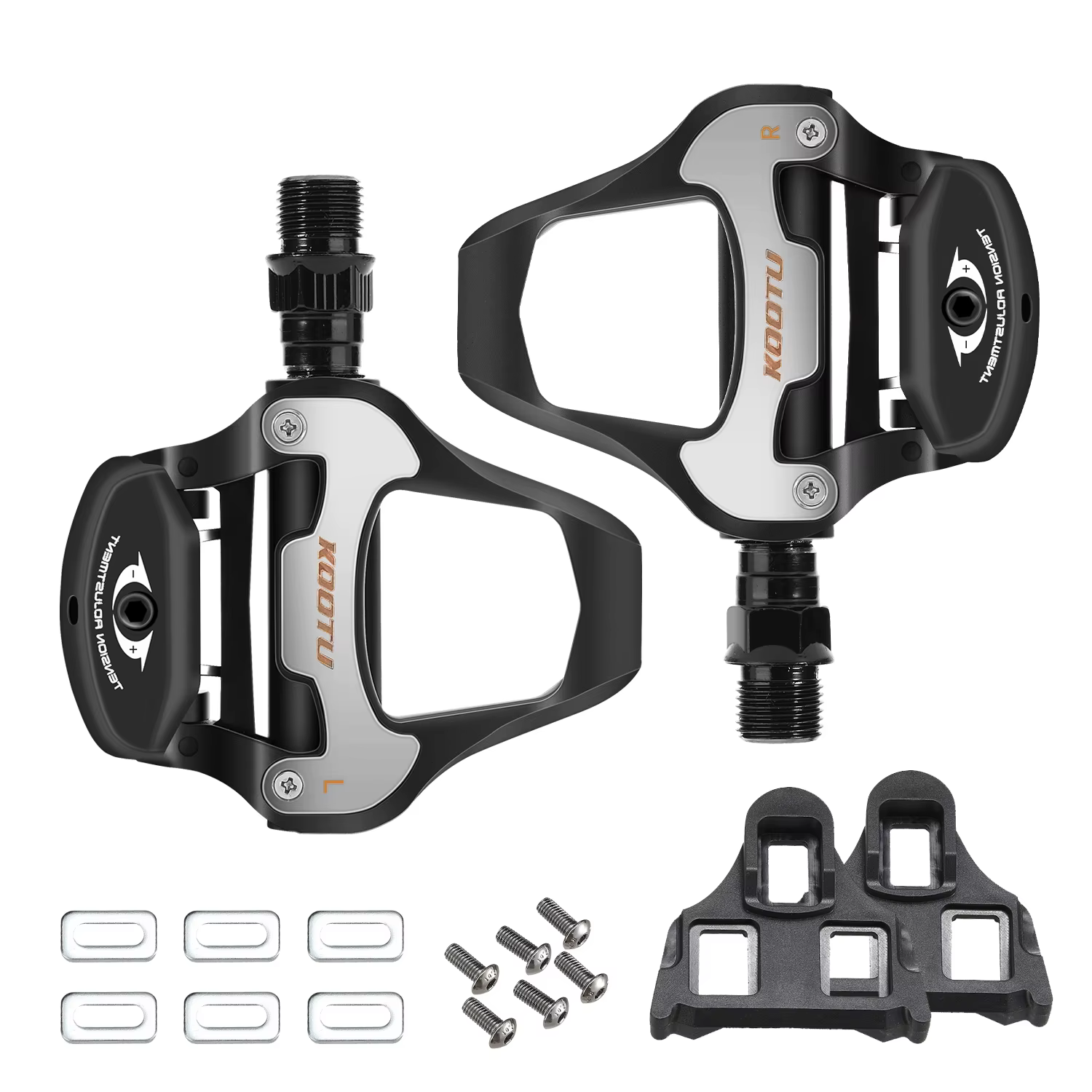 Pédale sans clip pour vélo de route, pédale de chaussure de course, pédales à clipser avec roulement