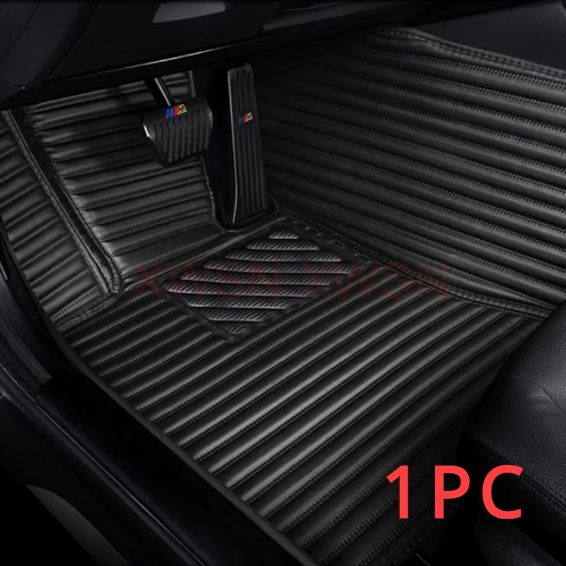 Tapis de sol de voiture 5D personnalisé en cuir Pu rayé, pour Volvo XC40 2020-2023 V90 2016-2022 V60