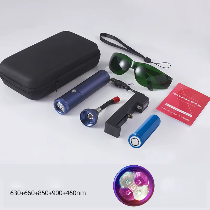 Appareil de thérapie à infrarouge à lumière rouge portable, Baguette de physiothérapie buccale, Déte