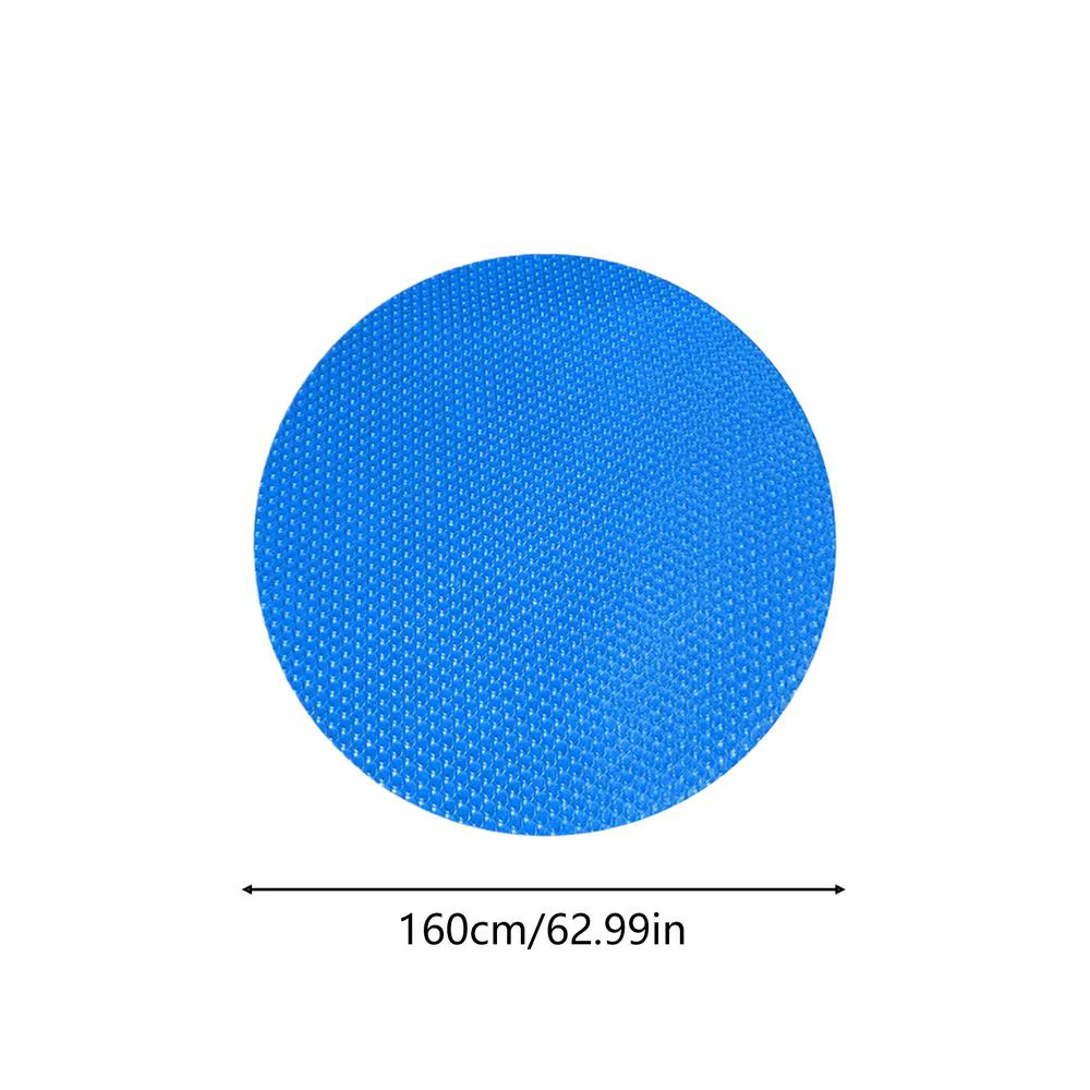 Couverture de piscine ronde anti-évaporation et anti-poussière pour extérieur, bâche de piscine à bu