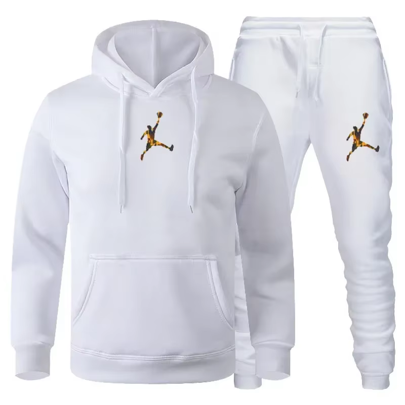 Ensemble de vêtements de sport pour hommes, jogging, Fitness, sweat-shirt à manches longues + pantal