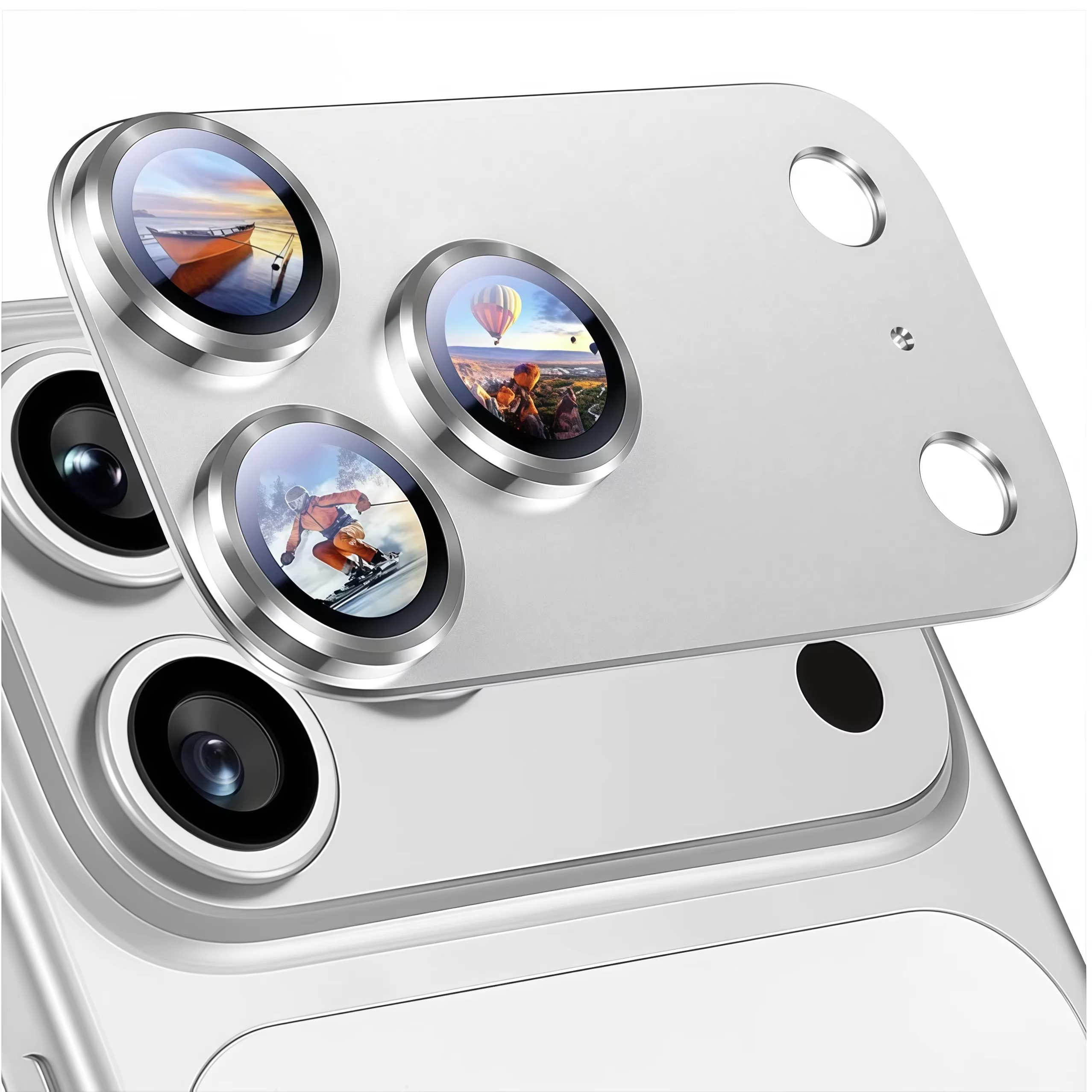 Nouveau pour iPhone 16 Pro 15 14 changement 17 Pro Max armure protecteur d'objectif d'appareil photo