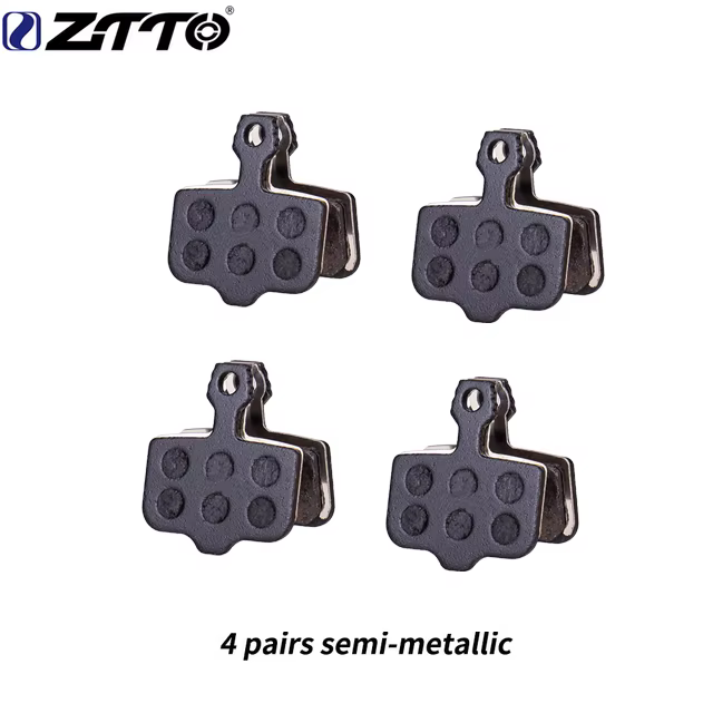 ZTTO 4 paires de plaquettes de frein semi-métalliques pour vélo vtt, pour Avid Elixir R/CR/CR-MAG/E1
