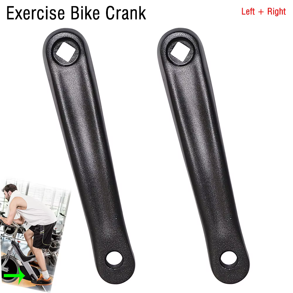 Bras de manivelle de vélo d'exercice électrique 170 mm gauche/droite avec trou diamanté pour moteur 