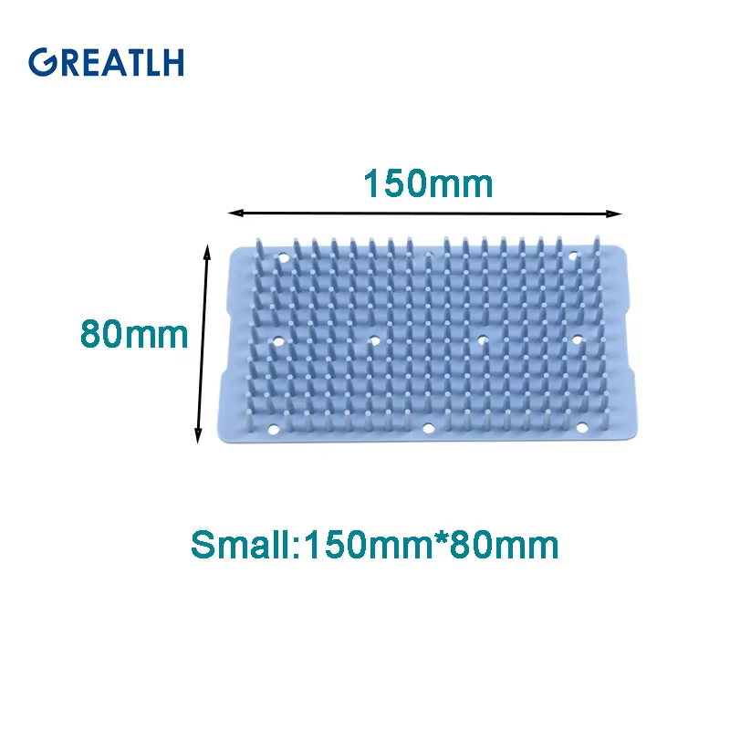 Tapis de désinfection médicale tapis en Silicone pour plateau de stérilisation boîte tapis de stéril