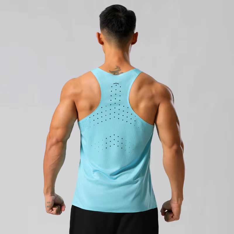 Chemise de Sport pour hommes, T-shirts de rue sans manches de haute qualité, débardeurs à séchage ra