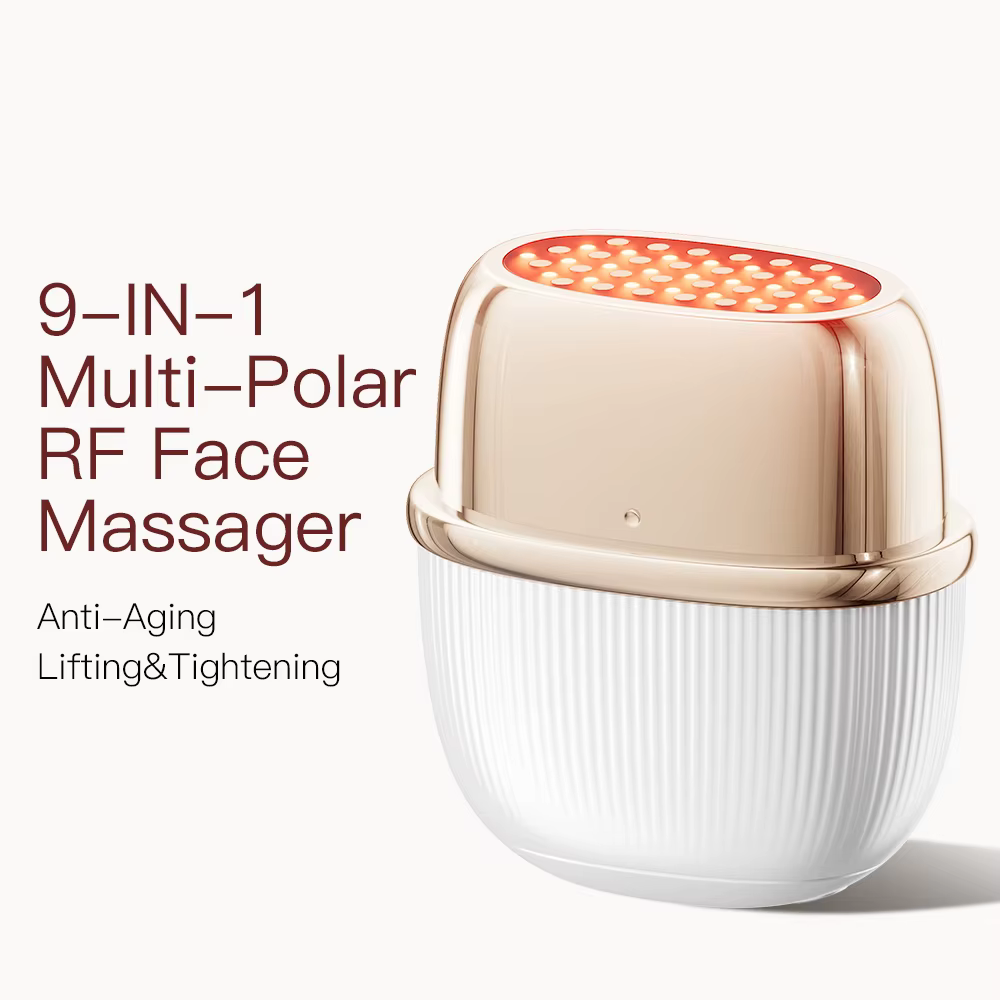 Appareil de beauté RF multipolaire ANLAN, raffermissement de la peau, anti-âge, anti-rides, LED 3 co