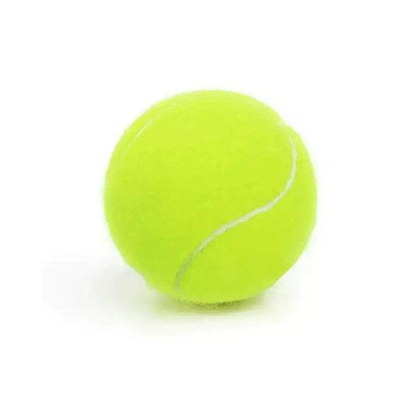Balles de tennis en caoutchouc à rebond élevé, balles d'entraînement en fibre élastique pour la comp
