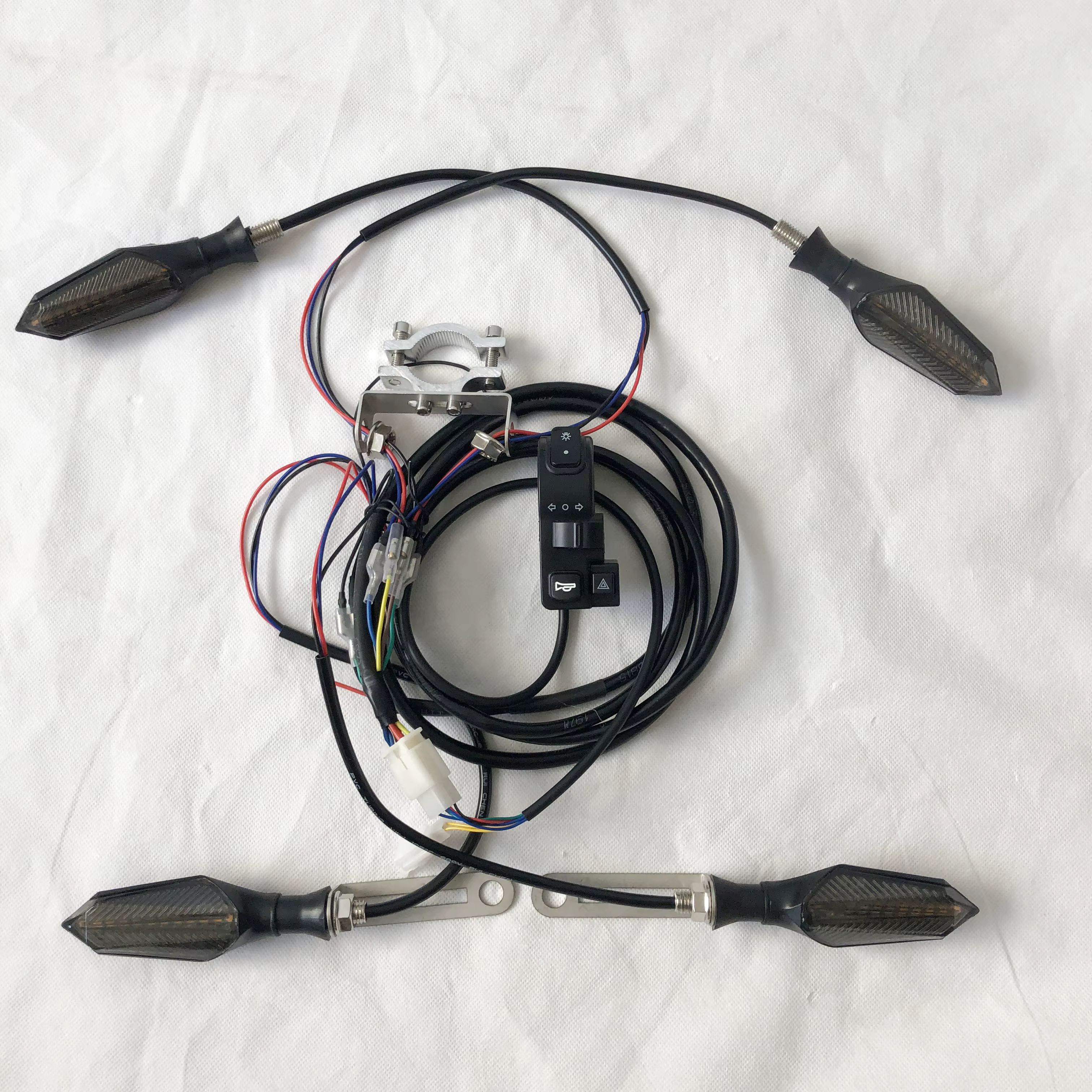 Clignotant LED 48v 60v pour vélo et Scooter électrique, clignotant étanche pour moto, clignotant pou