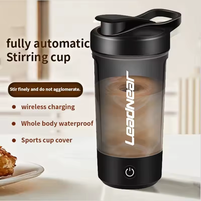 Bouteille shaker électrique 650 ml, portable, pour protéines de lactosérum, mélangeur automatique, m