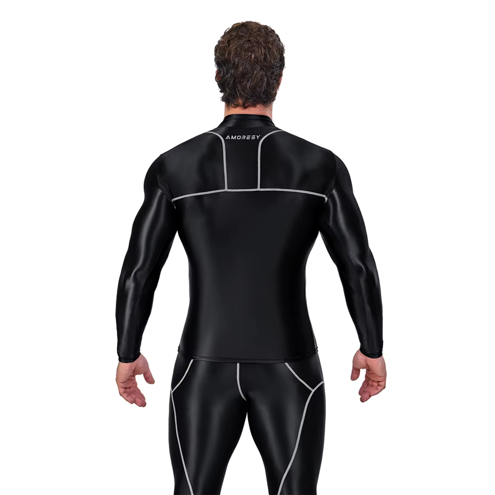 AMORESY-Haut de sport respirant à manches longues JupClaSeries, Économie anti-transpiration pour la