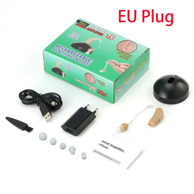 Nouvelles aides auditives numériques rechargeables pour la surdité, amplificateur sonore pour person