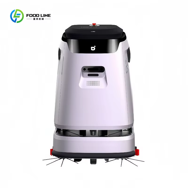 Robot de nettoyage de qualité commerciale, machine de nettoyage de sols industriels pour entrepôts, 
