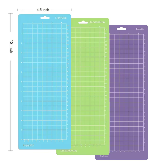 Tapis de découpe de Silhouette camée 12x4.5 pouces, pour Cricut/camée, tapis de découpe en Pvc, acce