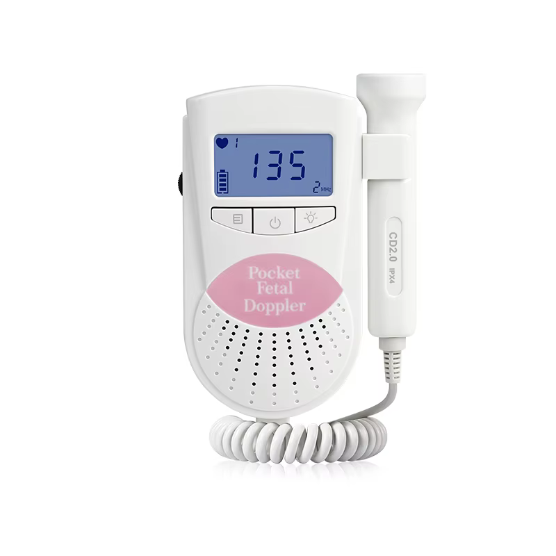 Détecteur de battement cardiaque Doppler fœtal pour bébé, moniteur de battement cardiaque, compteur 