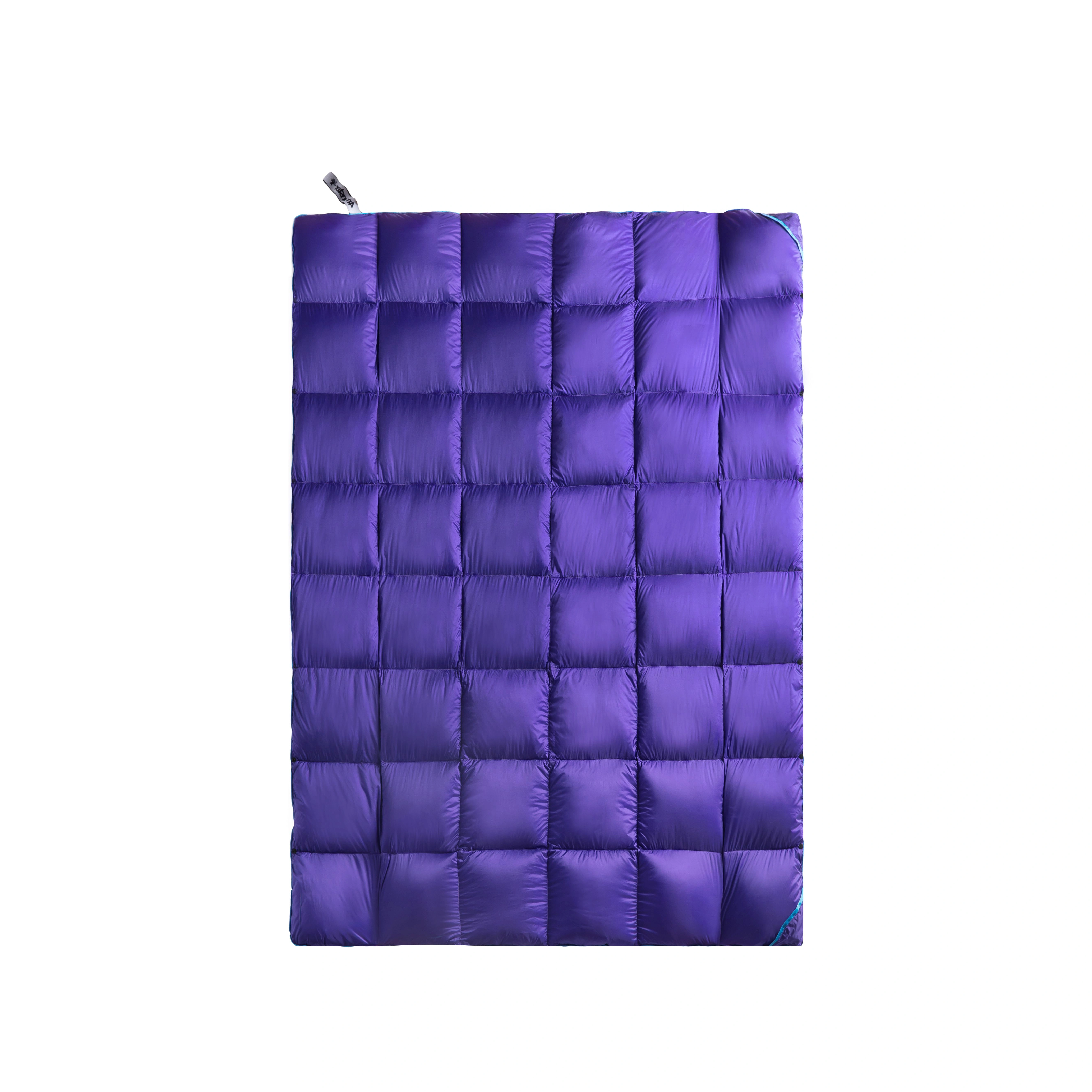 Couverture de camping en duvet de canard colorée, imperméable, coupe-vent, portable, matelas de rand